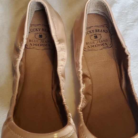Lucky Brand Women's Size 7 Blush Pink Flat Shoes - Picture 3 of 8